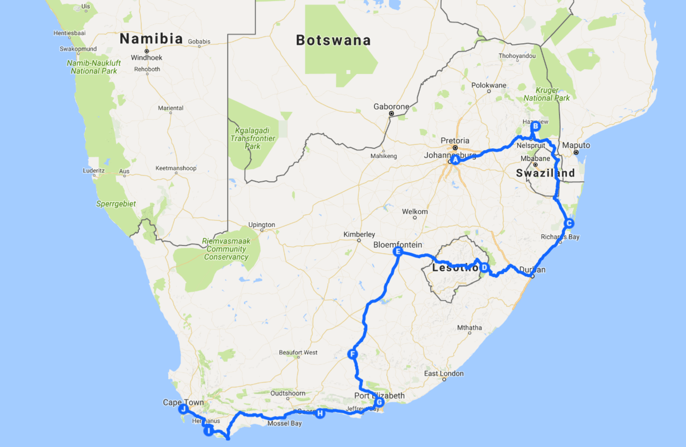 travel to south africa from nigeria
