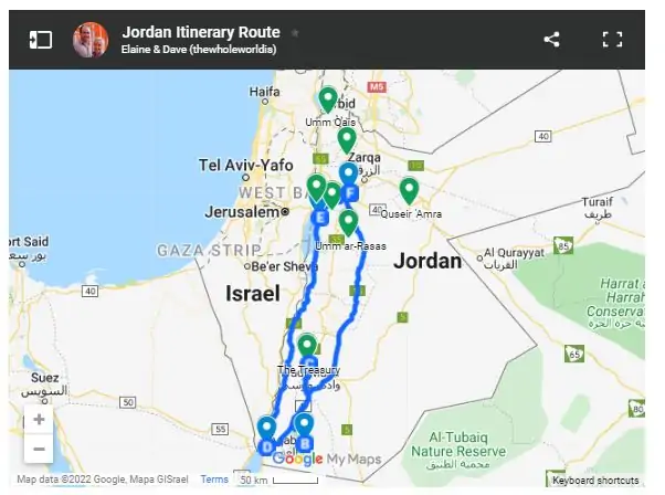 jordan travel itinerary 1 week