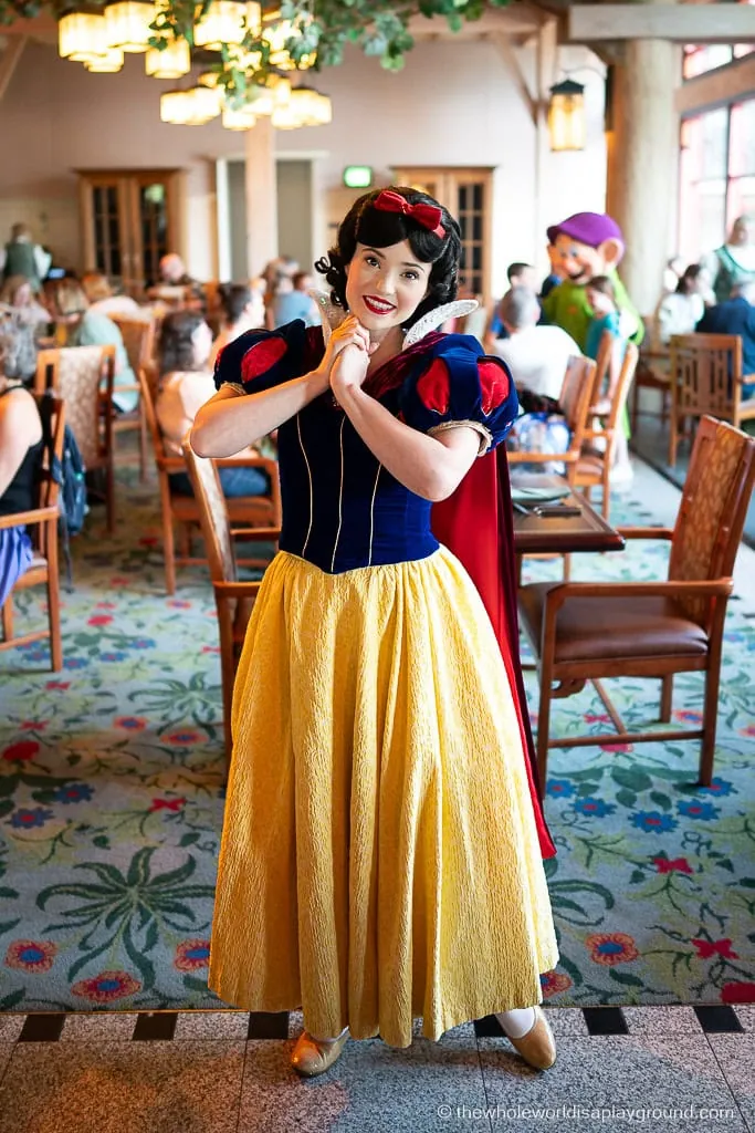 Story Book Dining at Artist Point with Snow White