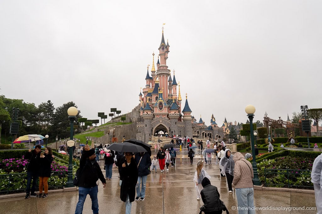 Disneyland Paris in the Rain