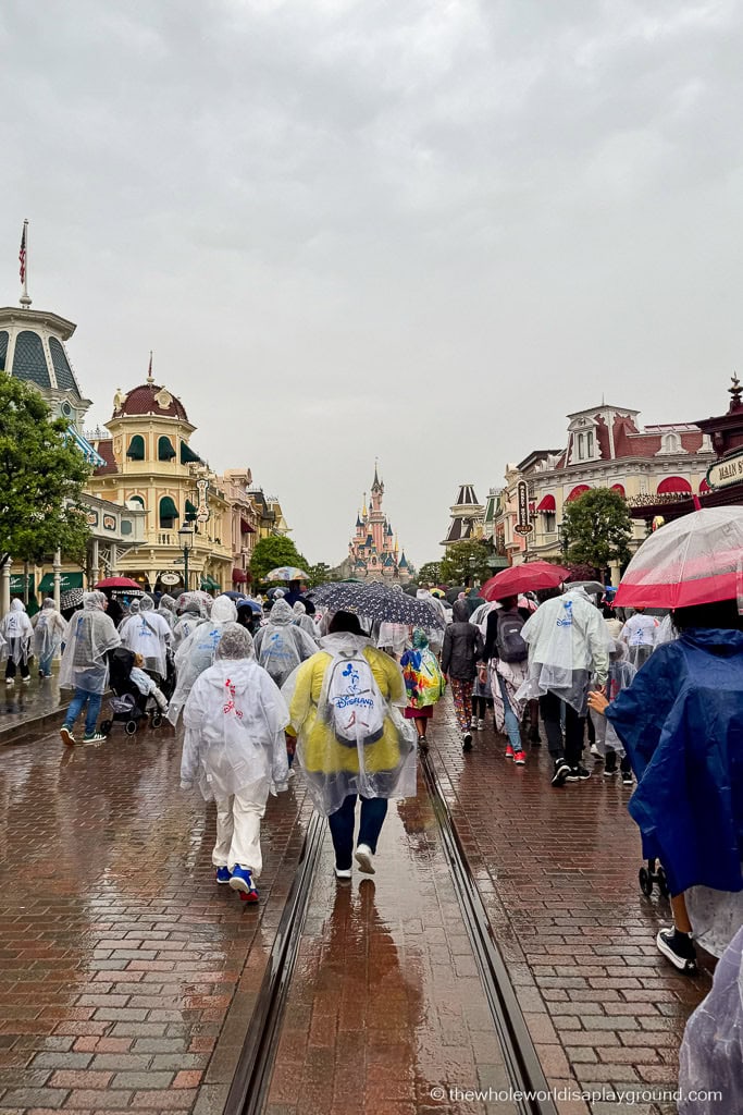 Disneyland Paris in the Rain