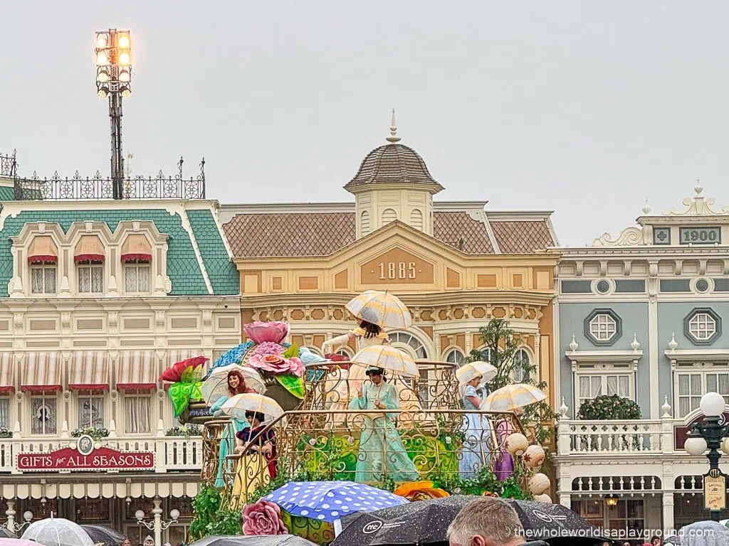 Disneyland Paris in the Rain