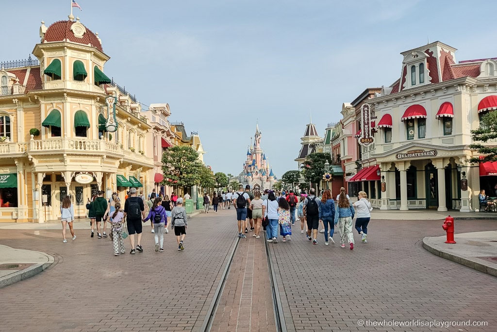 Disneyland Paris in the Rain