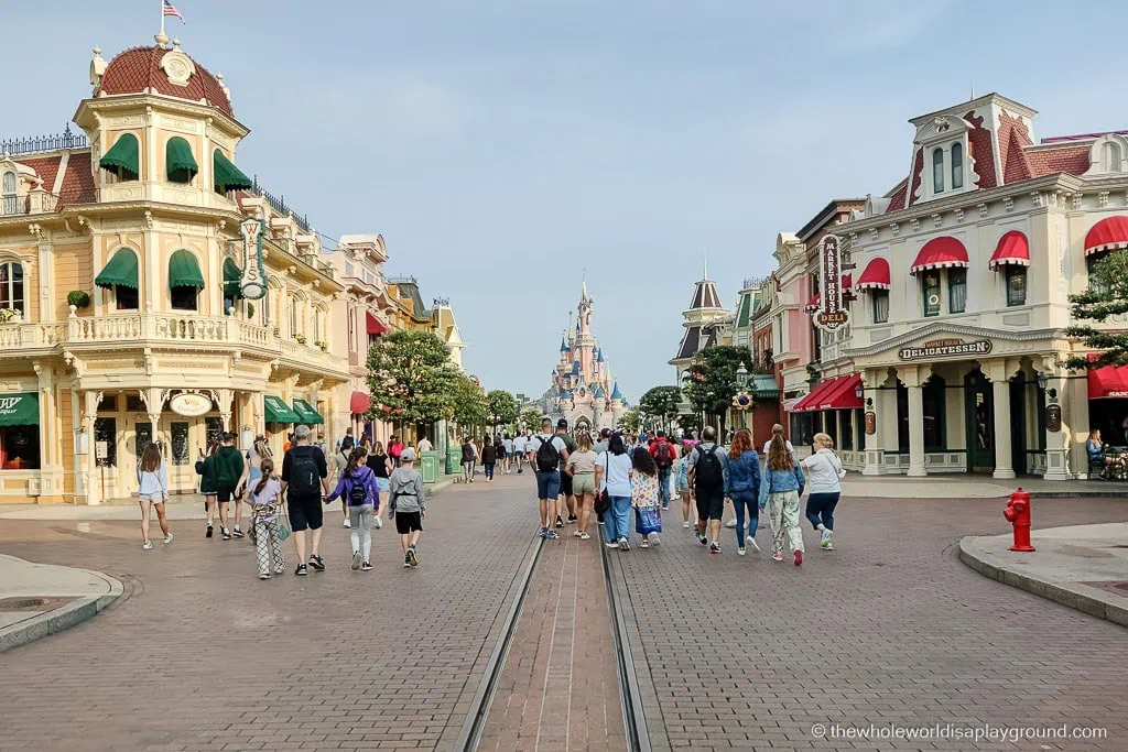 Disneyland Paris in the Rain